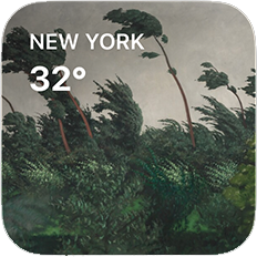 Every Cloud night widget